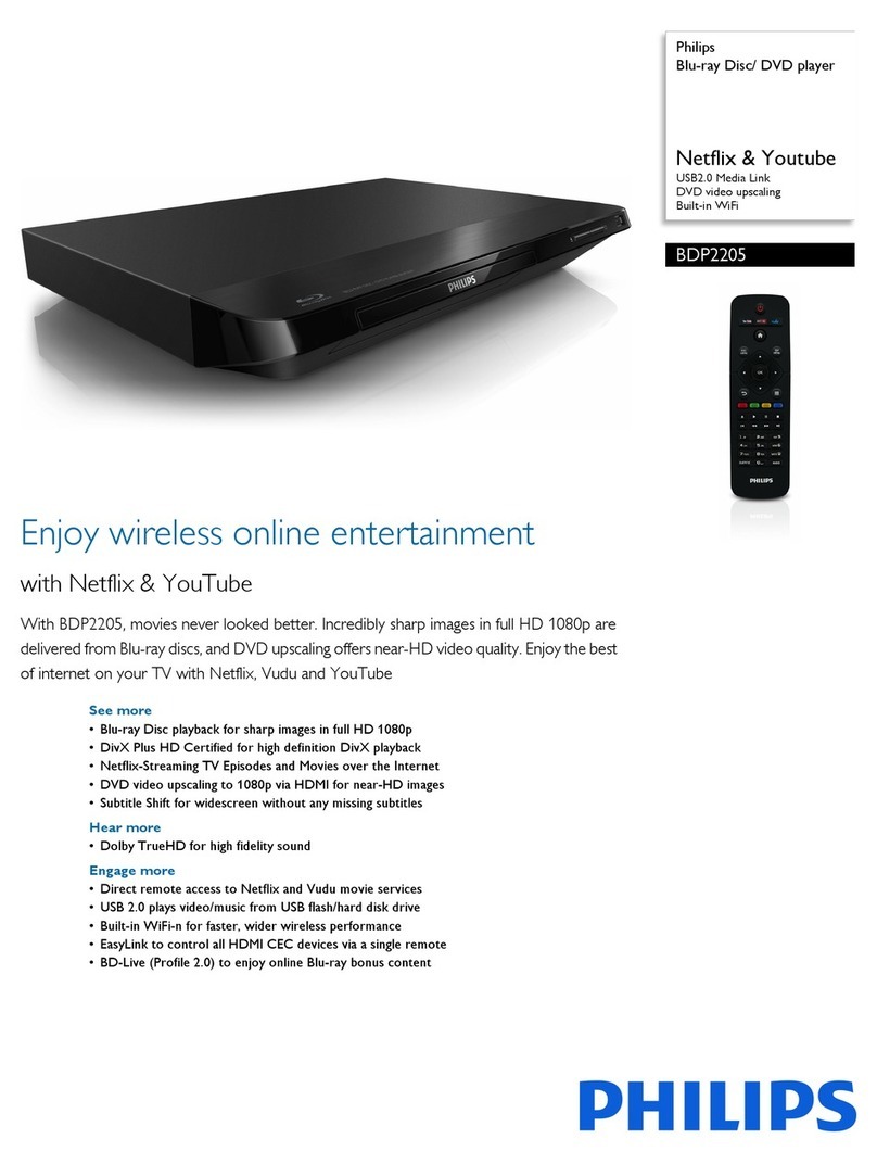 Philips BDP2205/F7 User manual