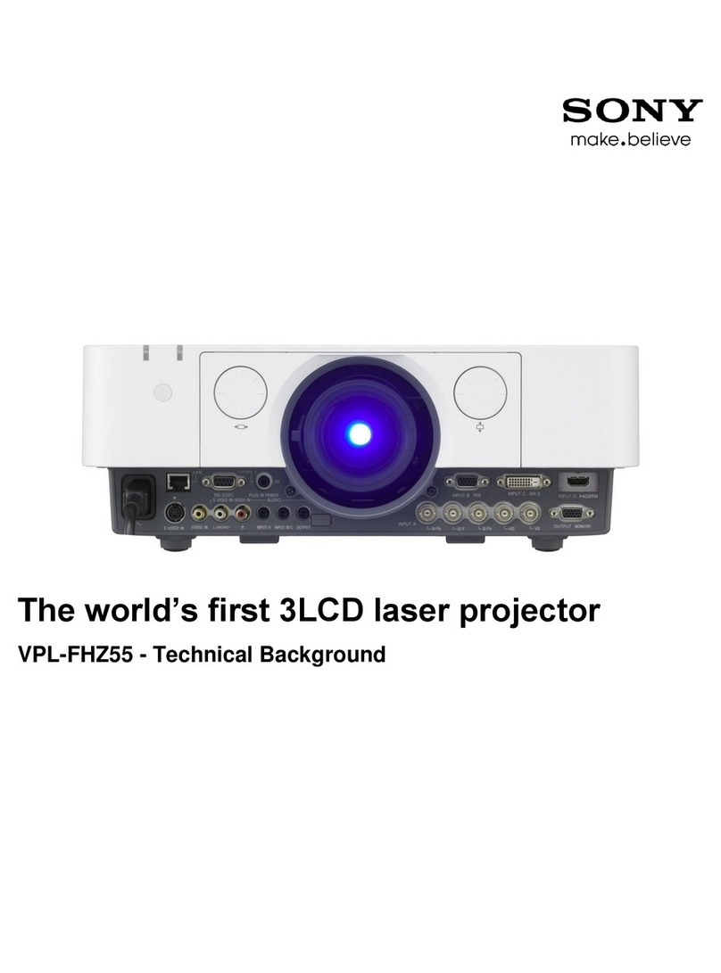 Sony VPL-FHZ55 User manual