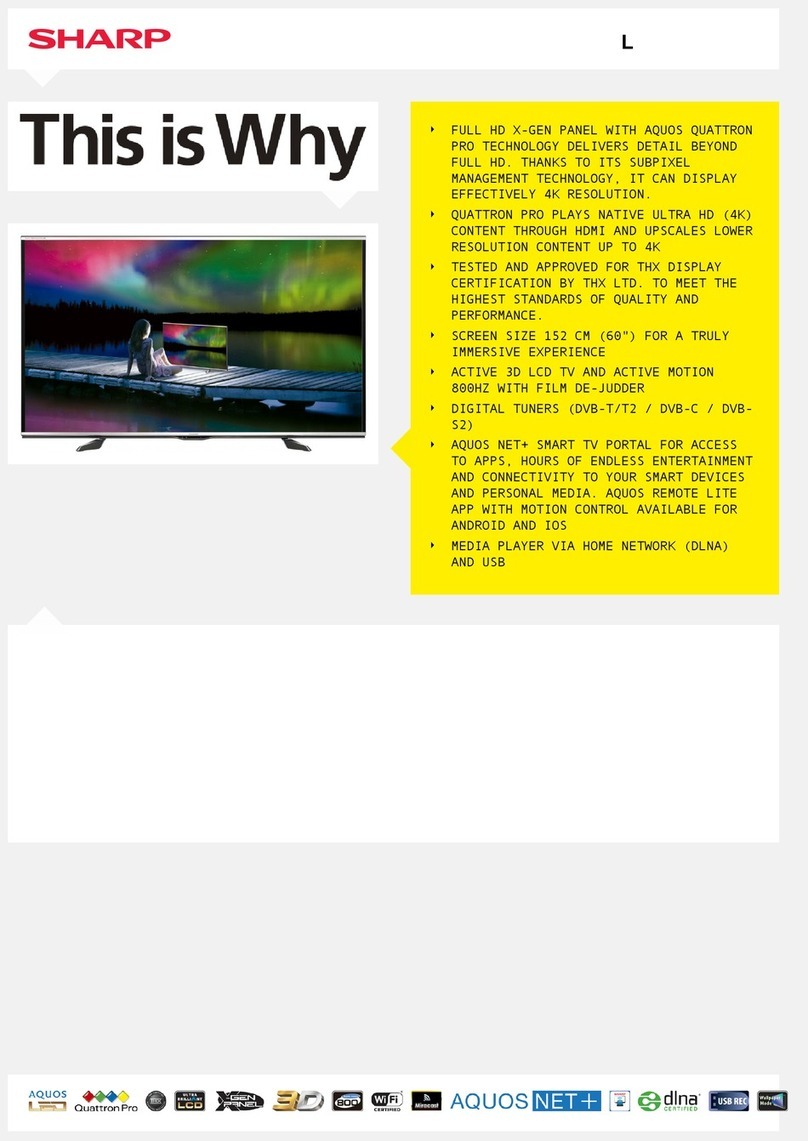 Sharp LC-60UQ10KN User manual