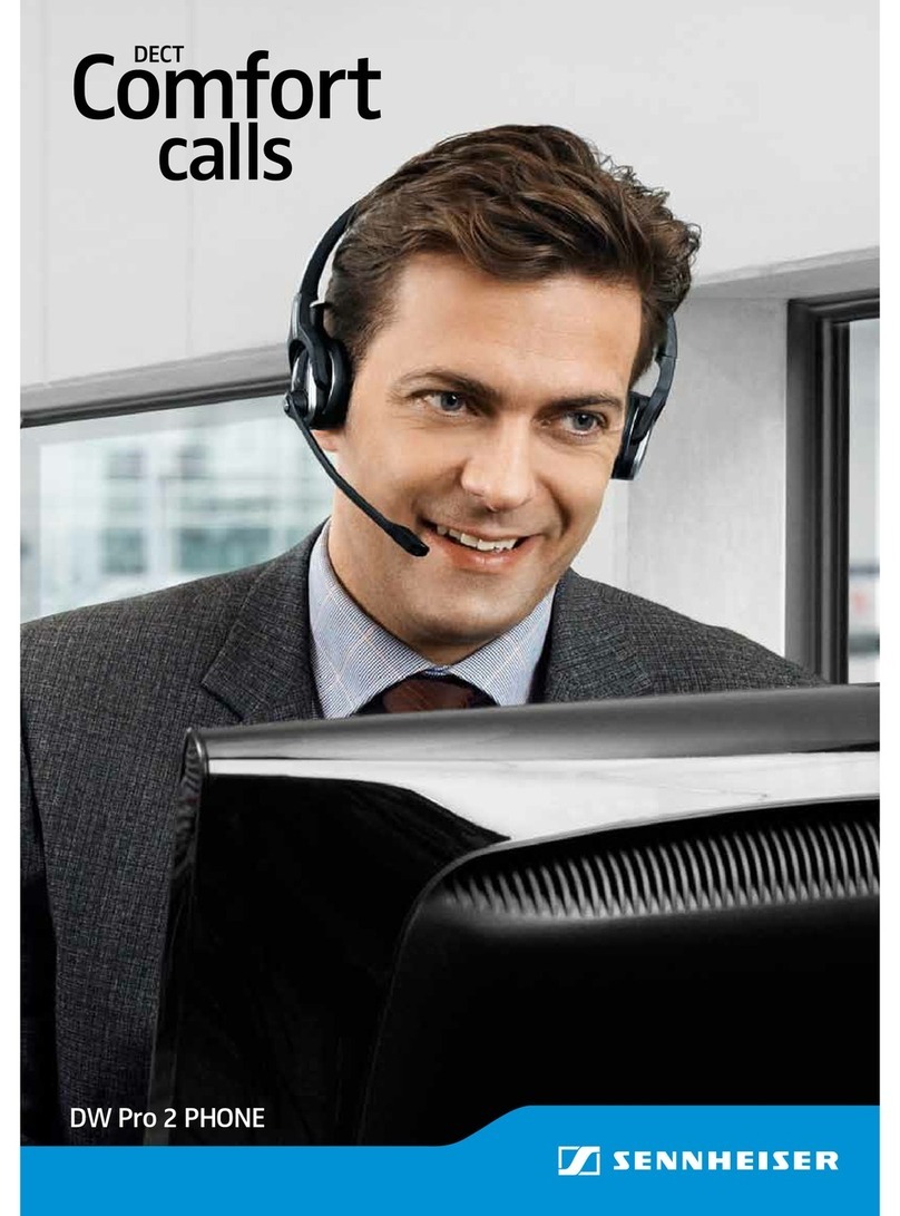Sennheiser DW Pro 2 Phone User manual