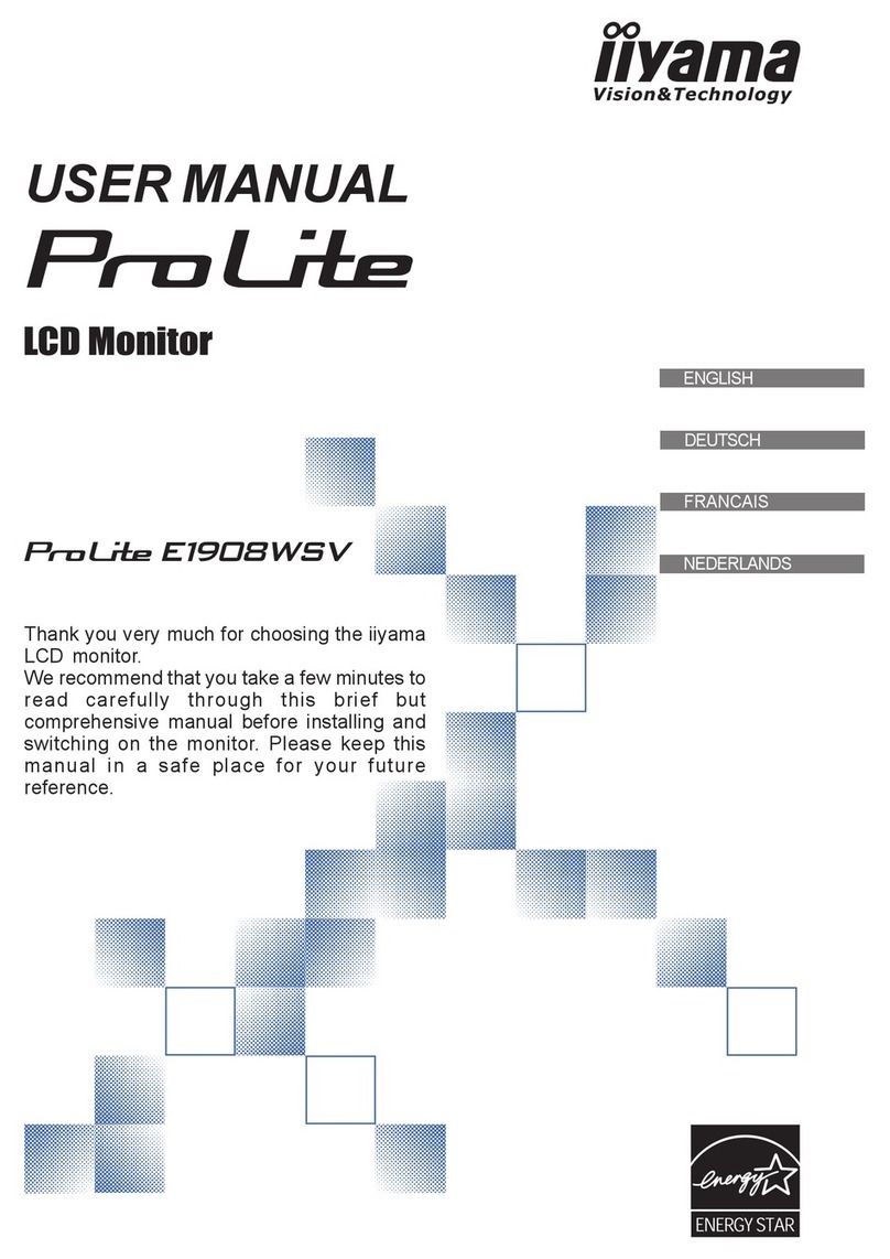 Iiyama ProLite E1908WSV User manual