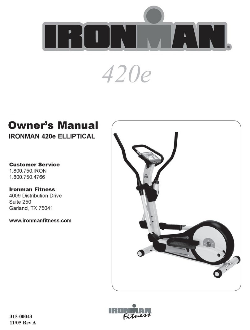 Ironman Fitness 420E owner's manual
