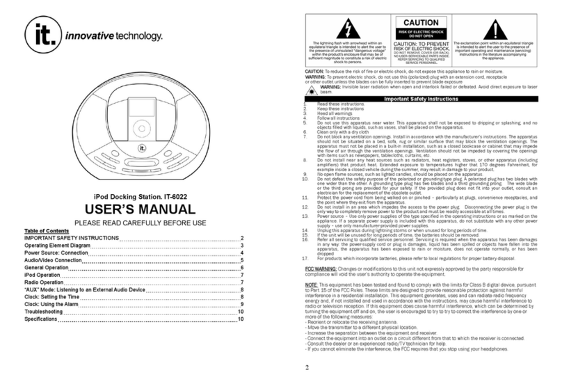 Innovative Technology IT-6022 user manual