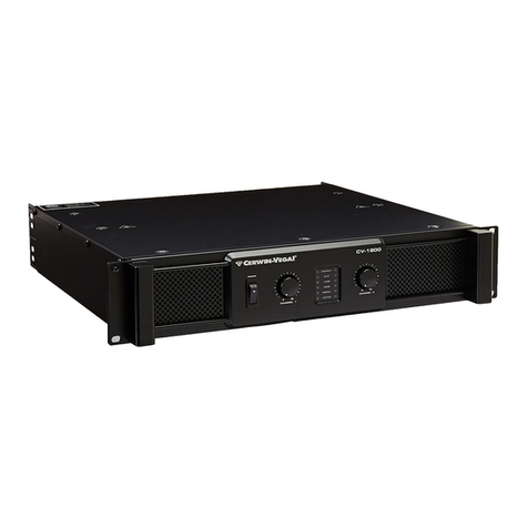 Cerwin-Vega CV-900 User manual