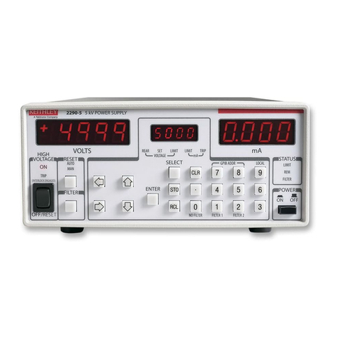 Keithley 2290-5 user manual