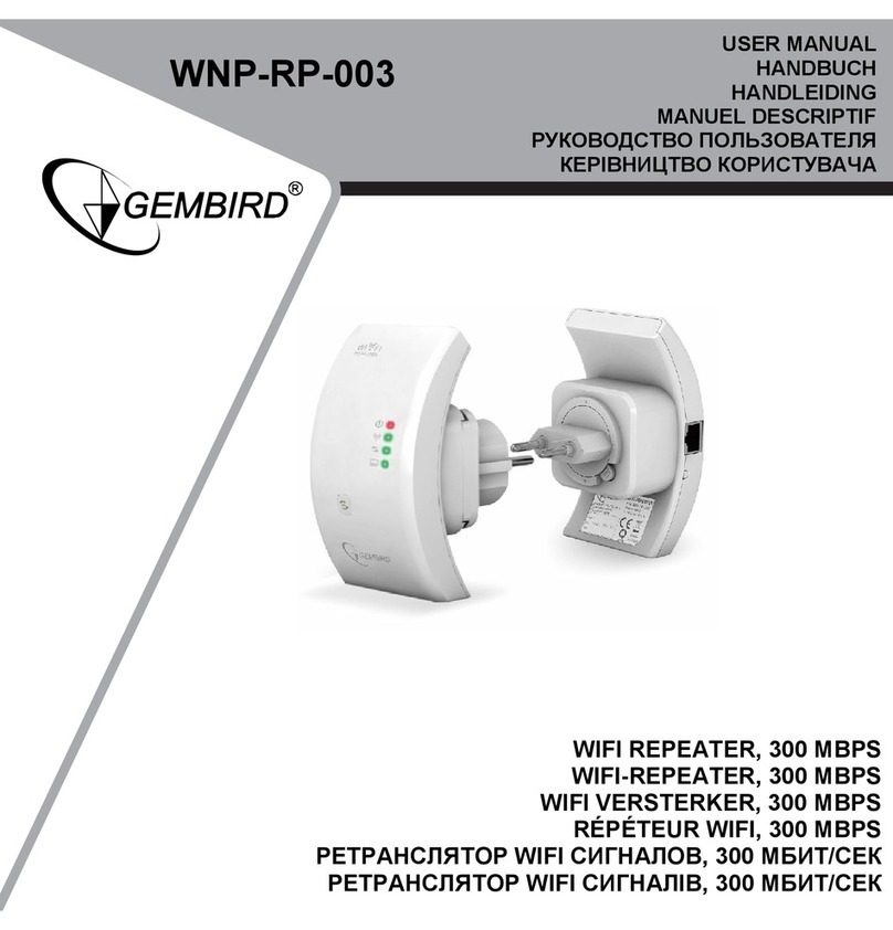 Gembird WNP-RP-003 User manual