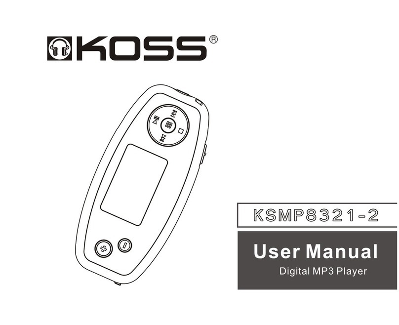 Koss KSMP8321-2 user manual