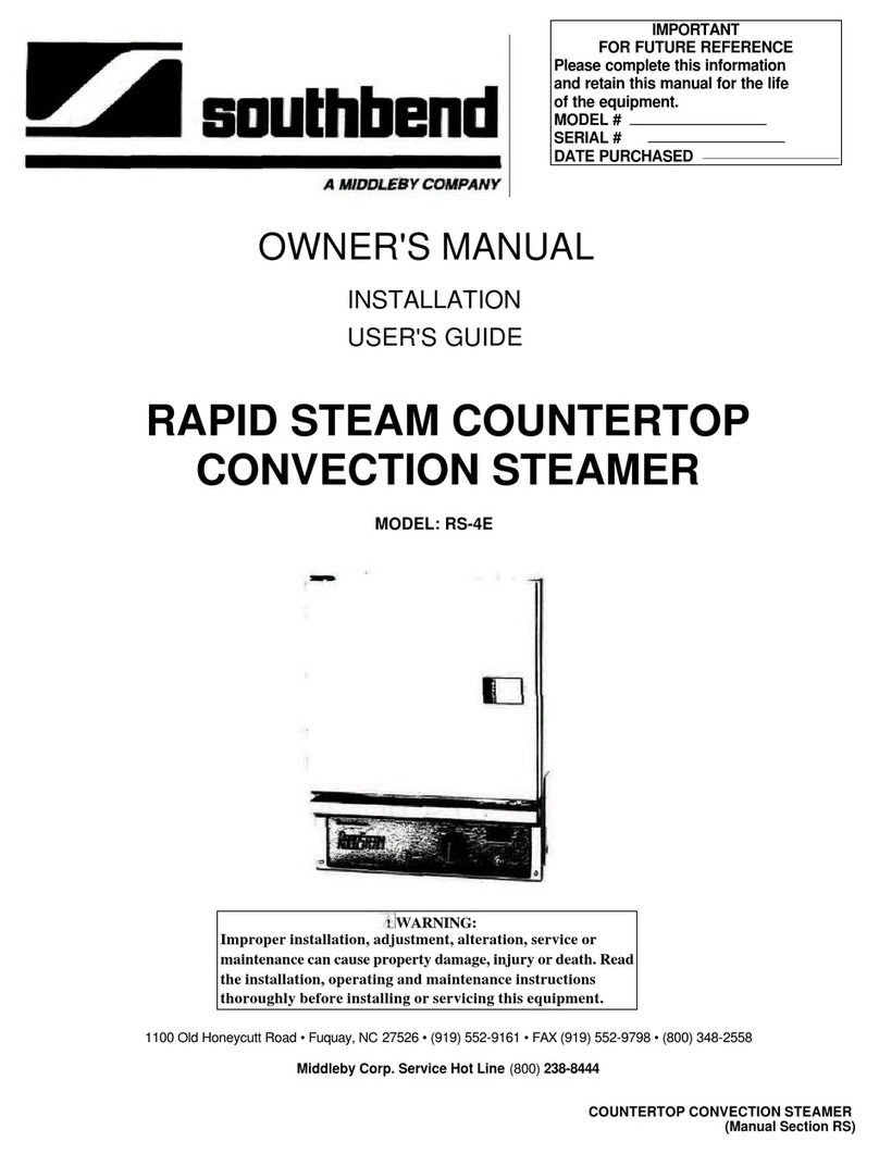 Southbend RS-4E owner's manual