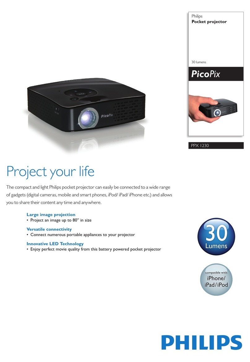 Philips PICOPIX PPX1230 User manual