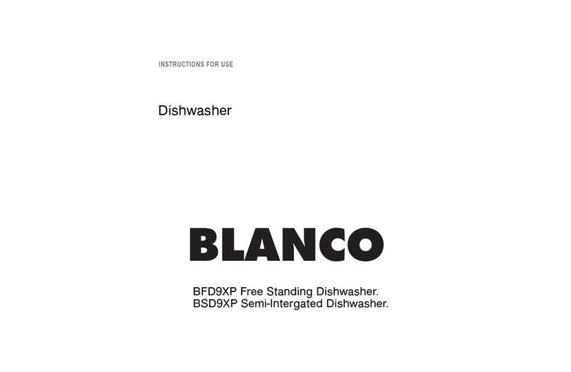 Blanco BSD9XP User manual