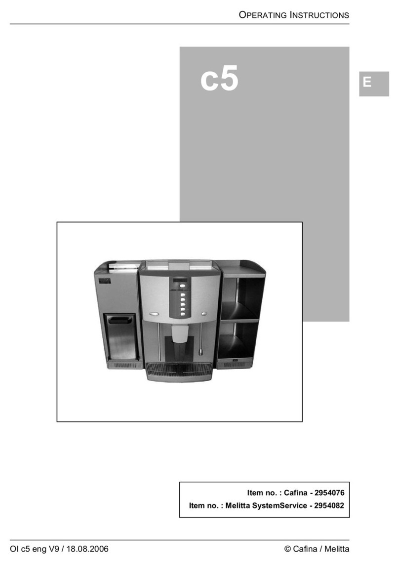 Melitta c5 User manual