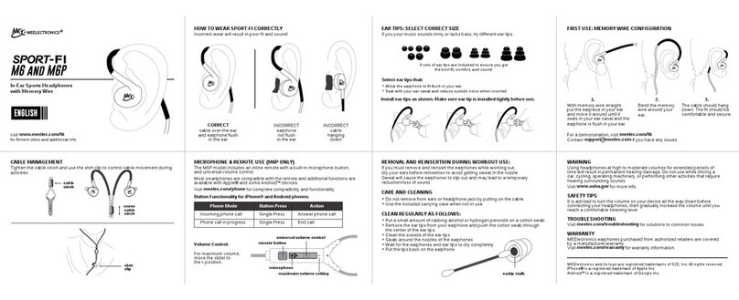 Meelectronics Sport-FI M6 quick guide