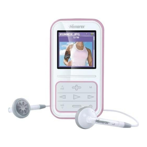Memorex MMP8590-BLK - 2 GB, Digital Player User manual