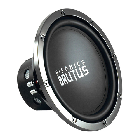 Hifonics Brutus BRZ12D4 User manual