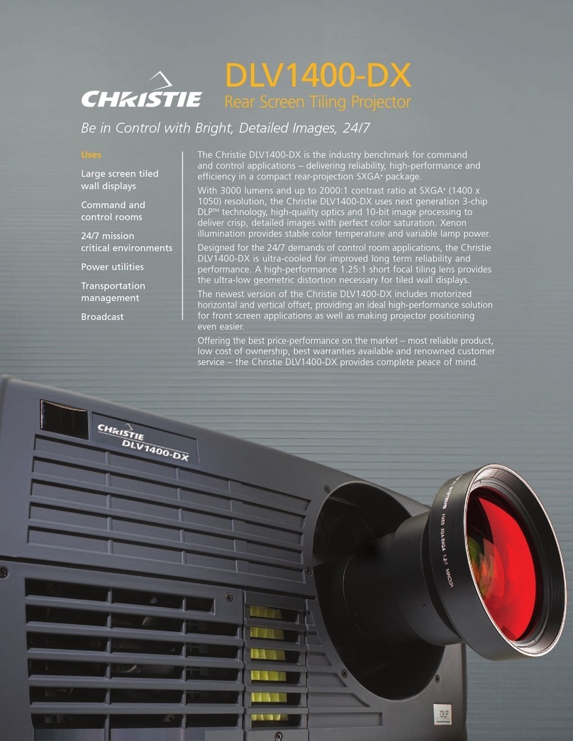 Christie GraphXMASTER DLV1400-DX Specifications