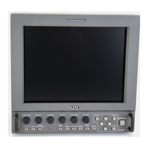 Sony LUMA LMD-9020 Installation and operation manual