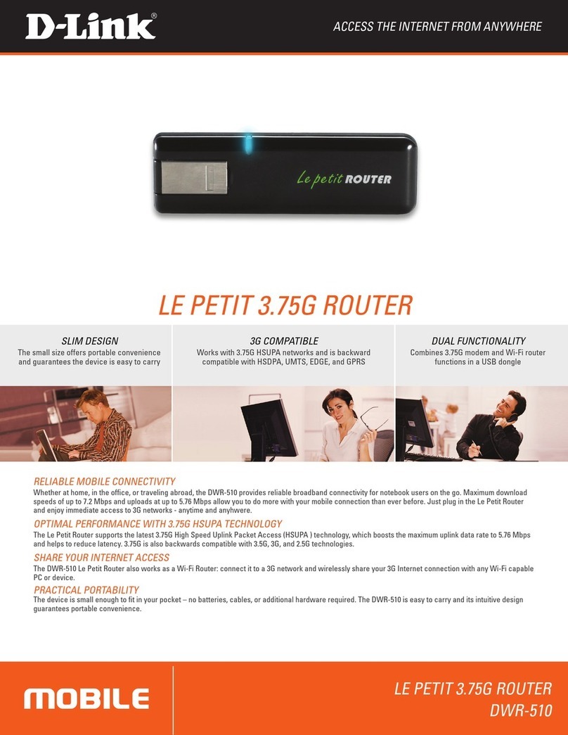 D-Link DWR-510 User manual
