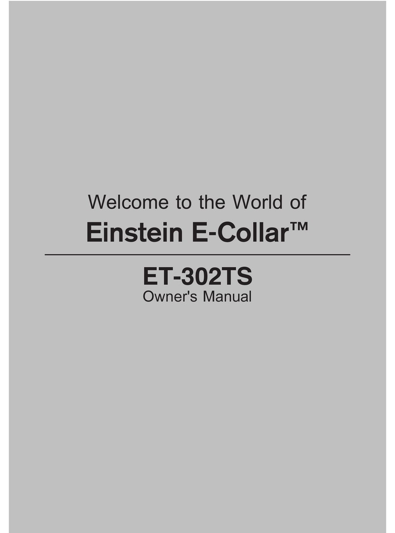 Einstein E-Collar ET-302TS owner's manual