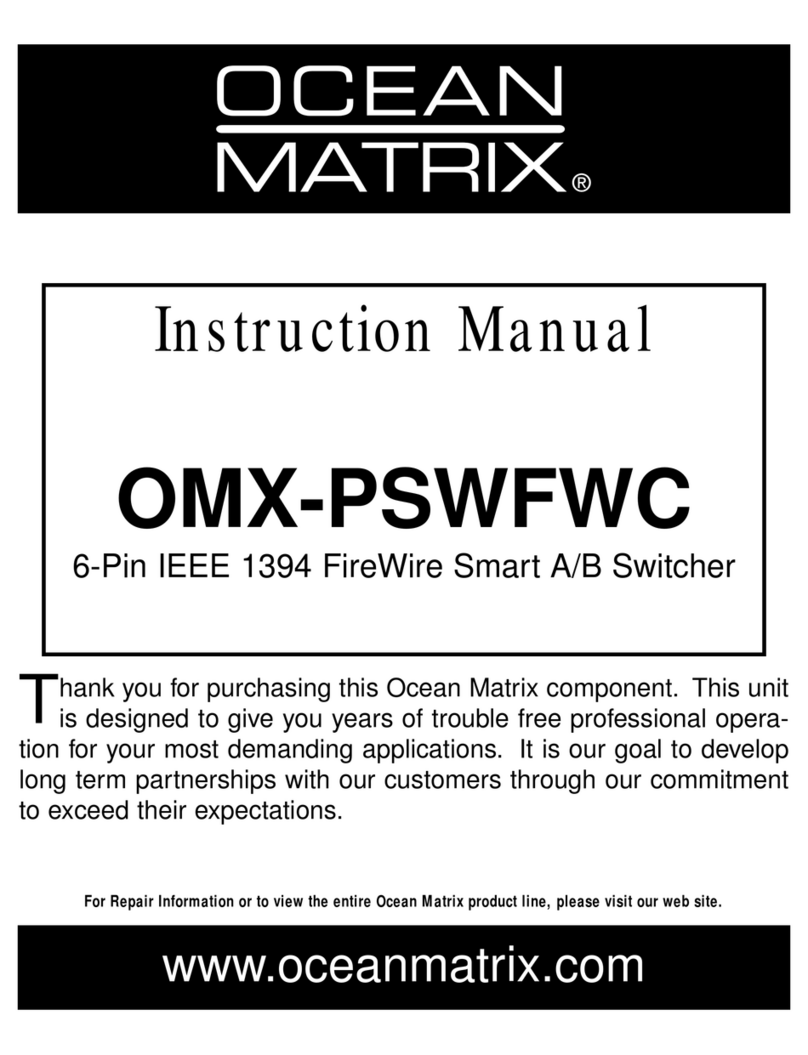 Ocean Matrix OMX-PSWFWC User manual Ocean Matrix OMX-PSWFWC User manual