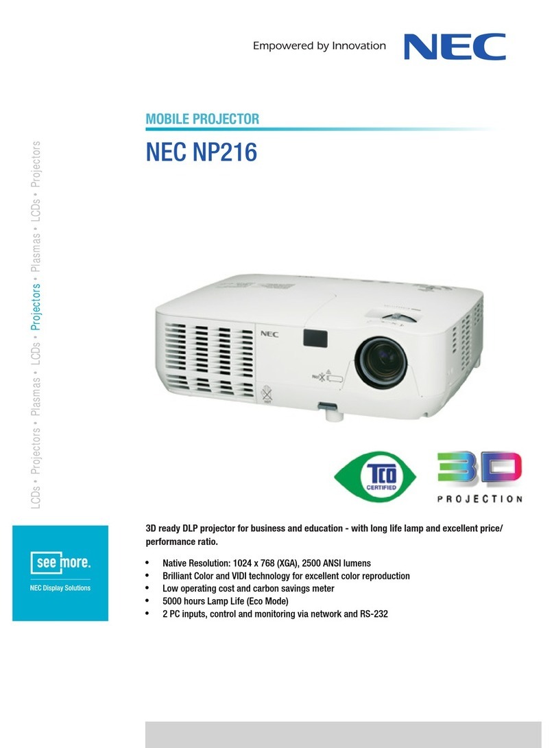 NEC NP216 Series User manual
