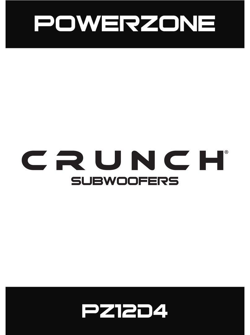 Crunch Powerzone PZ12D4 User manual