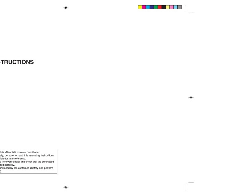 Mitsubishi MSZ-A18 YV Series User manual Mitsubishi MSZ-A18 YV Series User manual