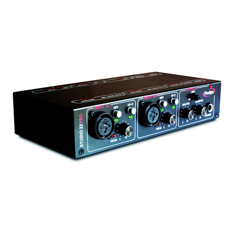 Prodipe Studio 22 Pro USB user manual