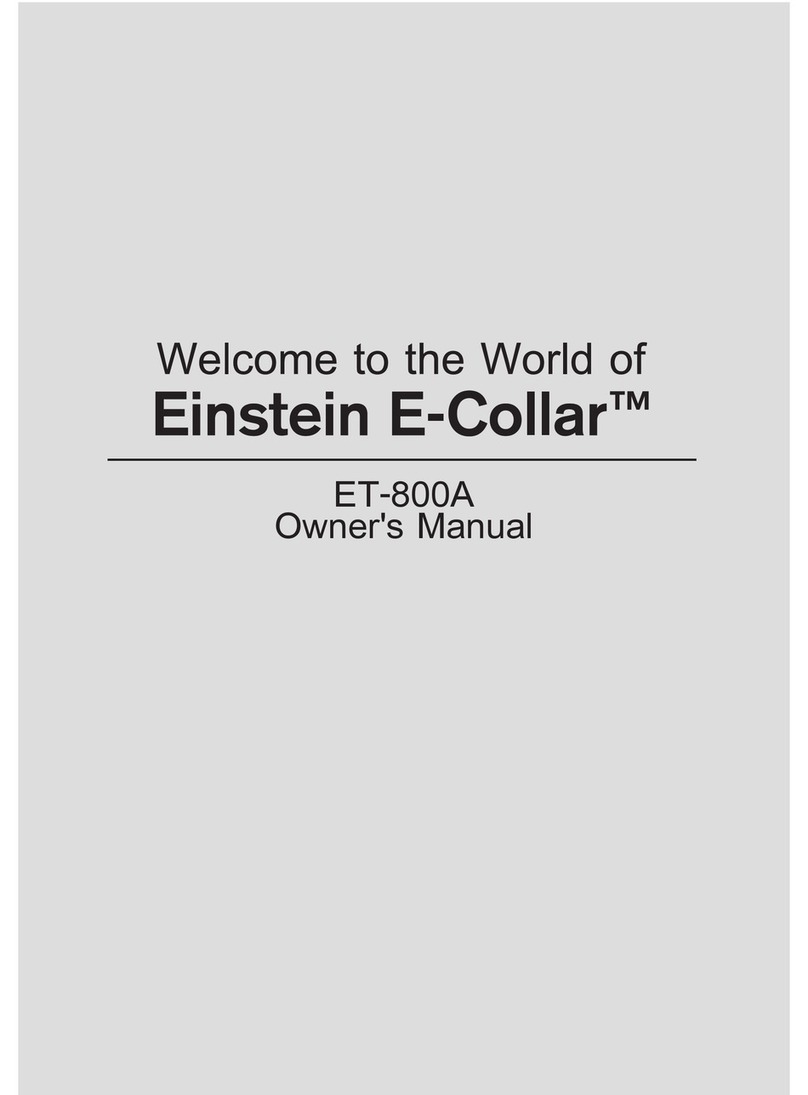 Einstein E-Collar ET-800A owner's manual