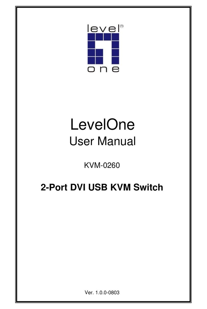 LevelOne KVM-0260 User manual LevelOne KVM-0260 User manual