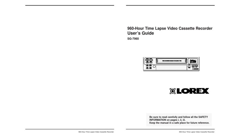 Lorex SG-7960 User manual