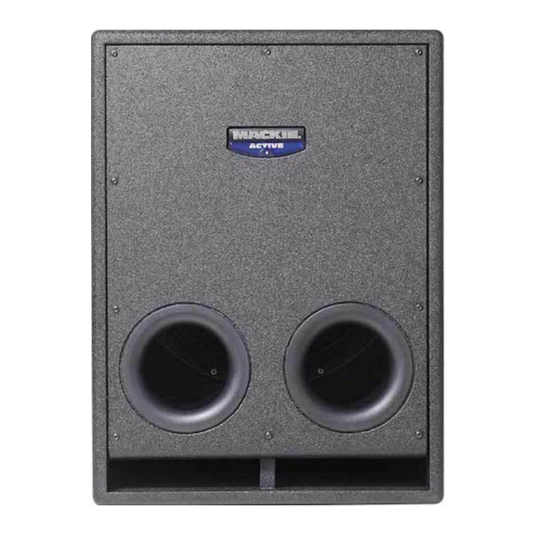 Mackie SRS1500 User manual