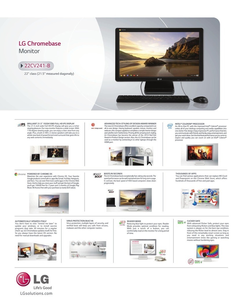 LG Chromebase 22CV241-B User manual