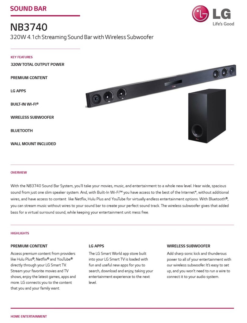 LG NB3740 User manual