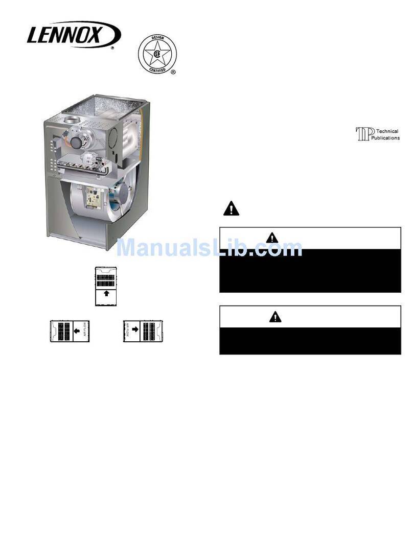 Lennox ML180UHE User manual