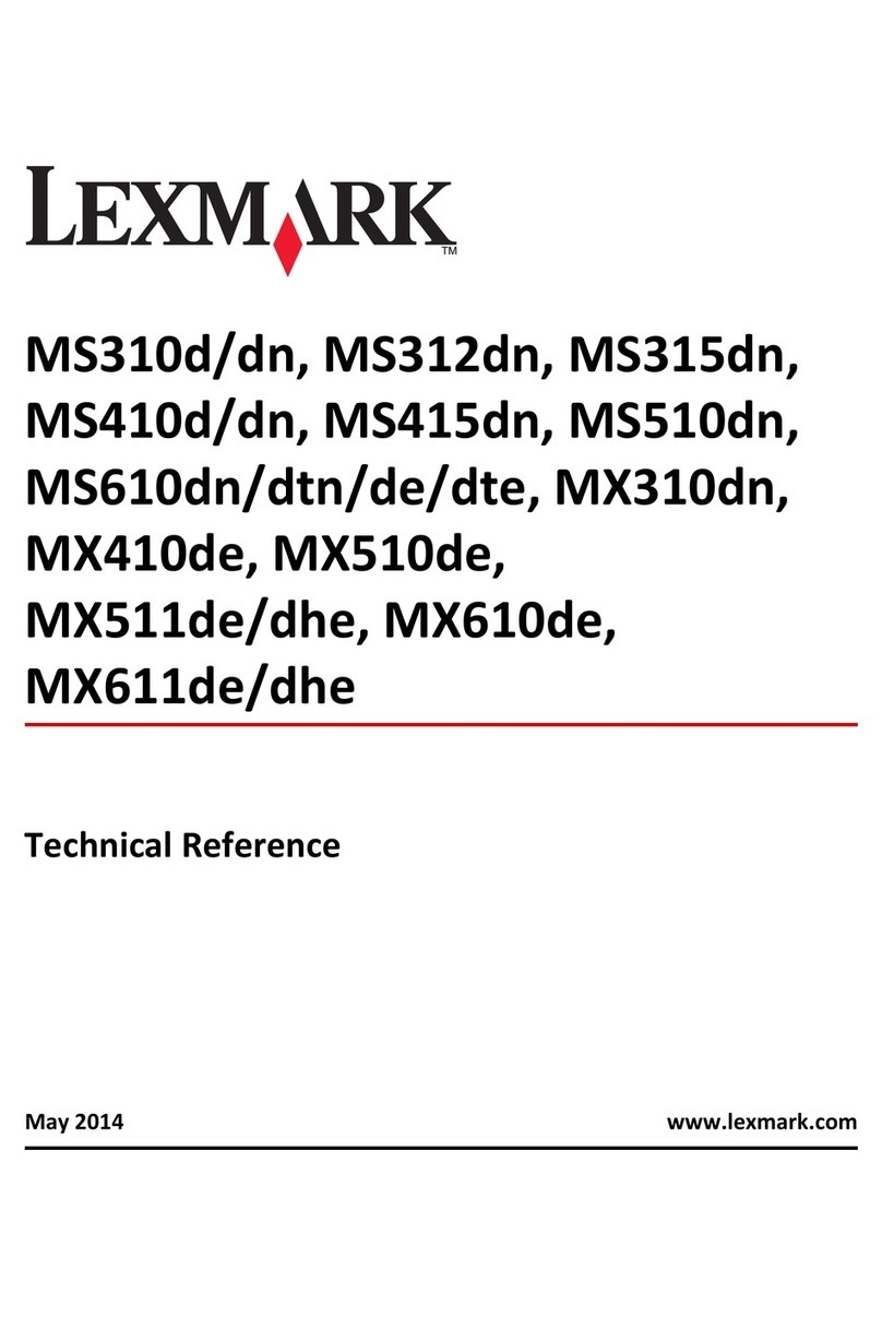 Lexmark MS310d Use and care manual