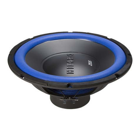 Hifonics Zeus ZW12D4 User manual