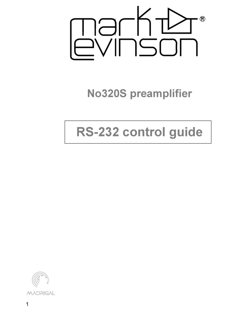 Mark Levinson RS-232 Control guide