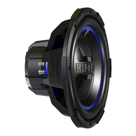 Hifonics Atlas ASW12D4 User manual