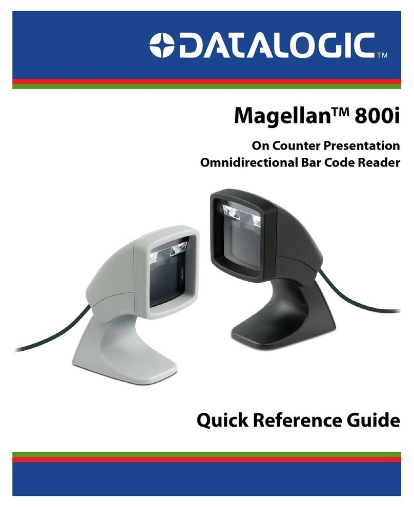 Datalogic Magellan 800i Quick reference guide