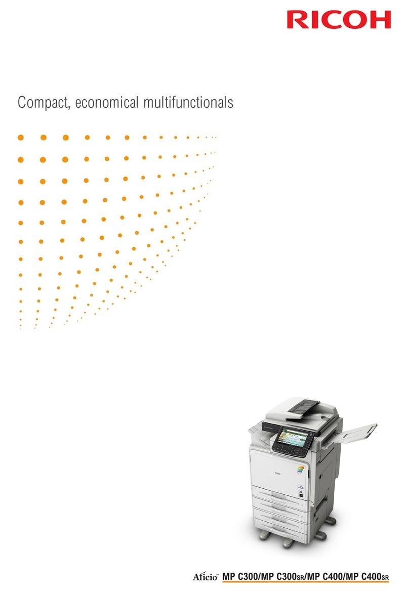 Ricoh Aficio MP C300 User manual