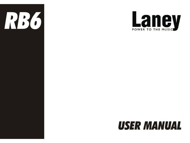 Laney Richter Bass RB6 User manual Laney Richter Bass RB6 User manual