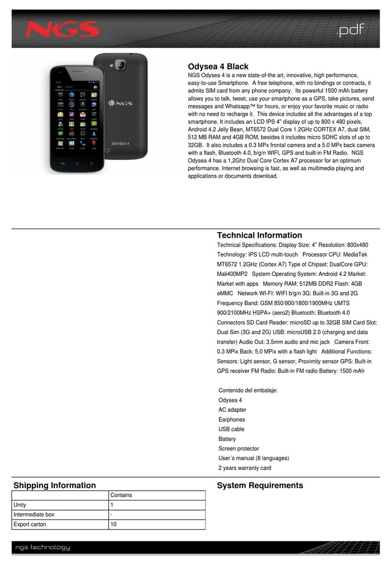 NGS Odysea 4 User manual