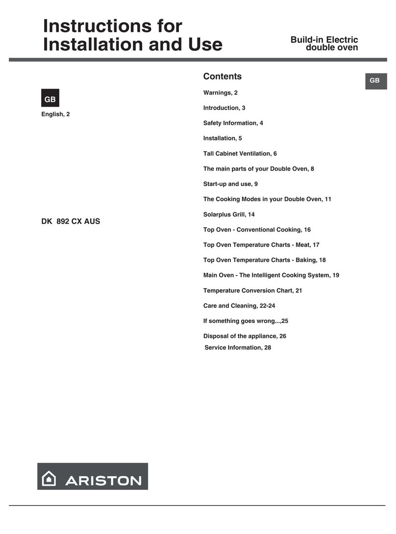 Ariston DK 892 CX AUS User manual