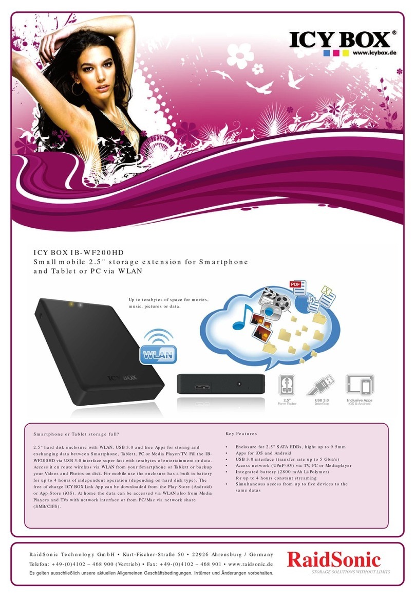RaidSonic ICY BOX IB-WF200HD Specifications