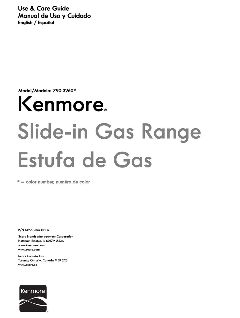 Kenmore 790.3260 Series Use & care guide