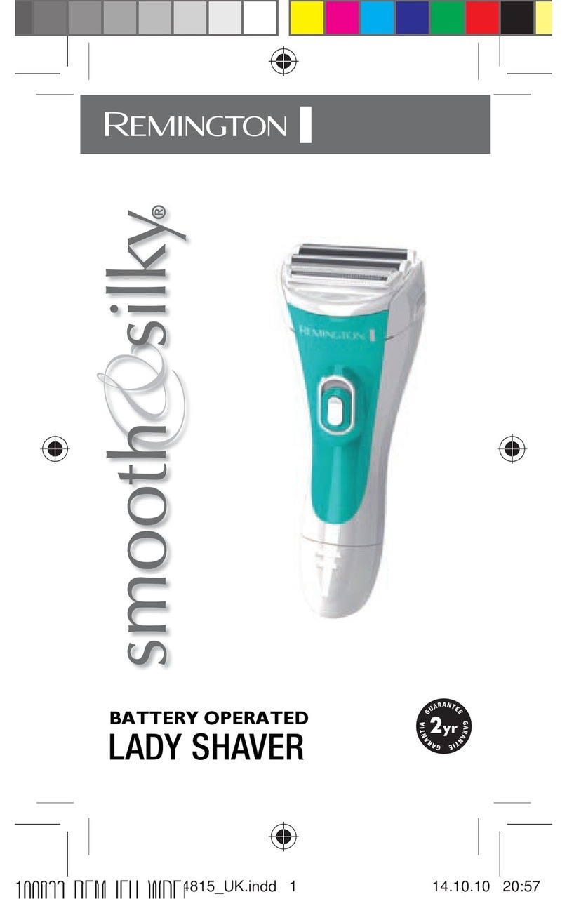 Remington Smooth&Silky WDF-4815 user manual