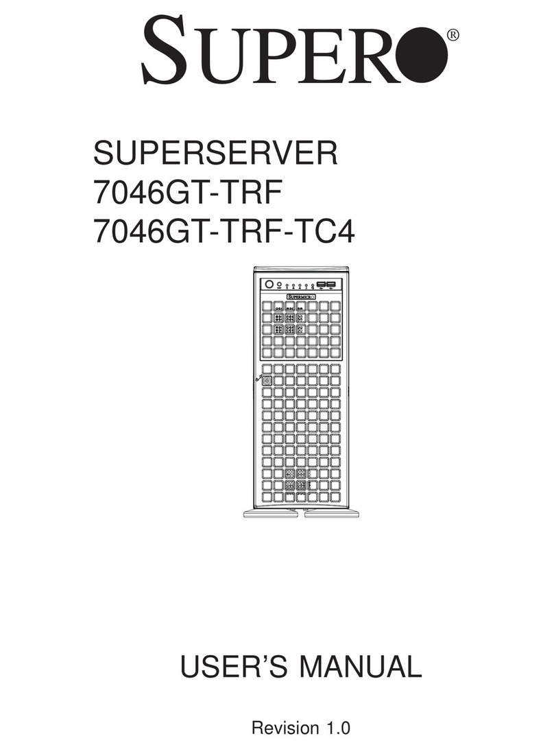 Supero SUPERSERVER 7046GT-TRF user manual