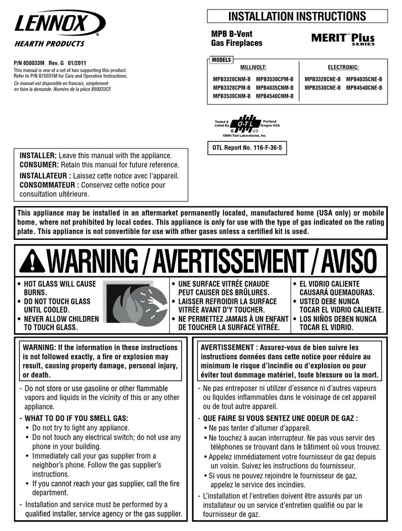 Lennox MPB3328CNM-B installation instructions Lennox MPB3328CNM-B installation instructions