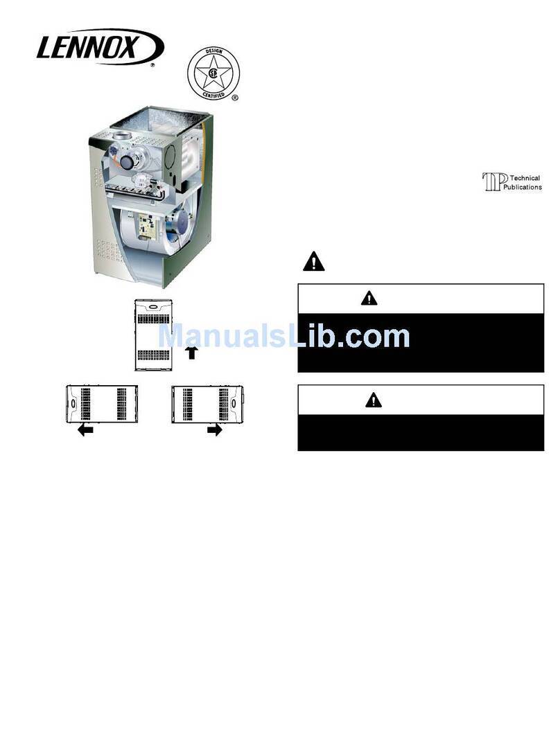 Lennox EL180UHE SERIES User manual