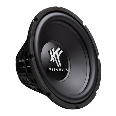 Hifonics HFX12D4 User manual